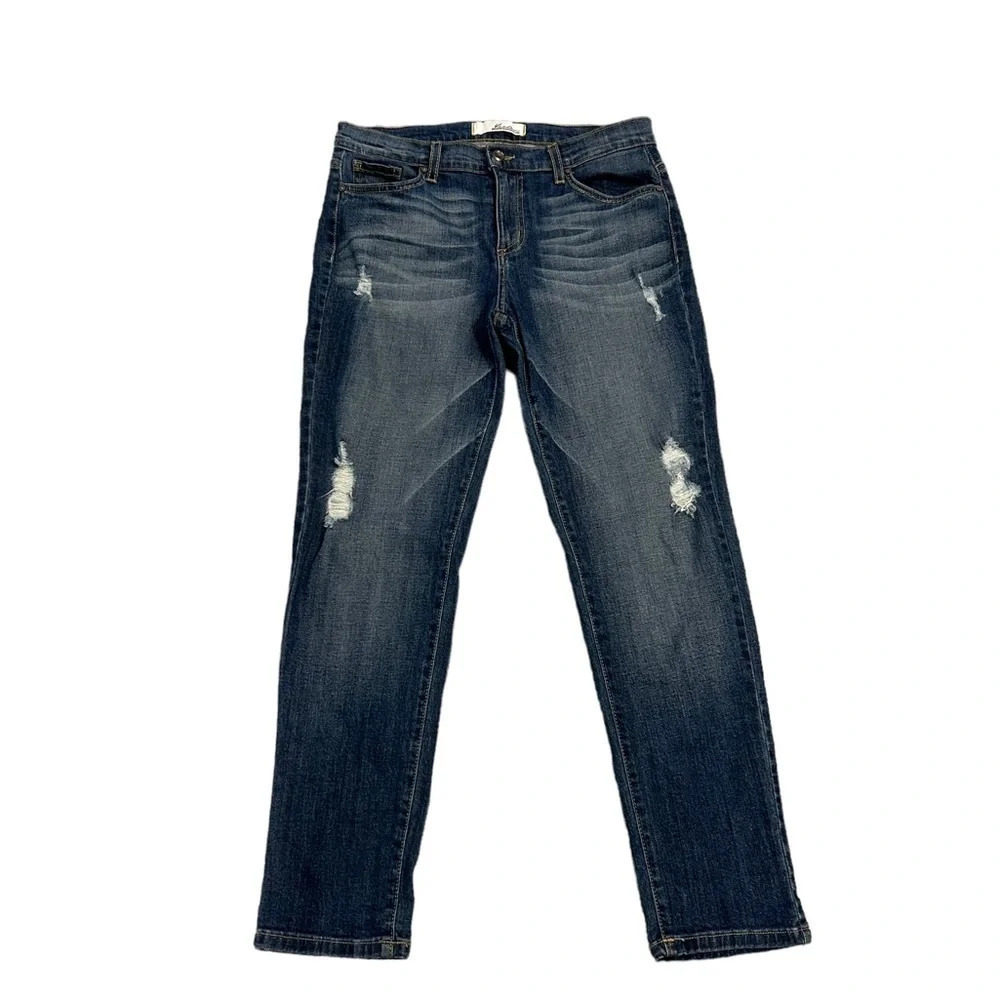 KanCan Distressed Ankle Skinny Stretch Jeans Style KC1490RCM Sz 5 EUC
